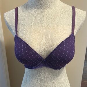 Wacoal Purple Bras with Lace and Underwire